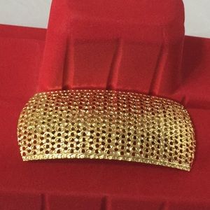 Gold Metal Hair Barrette